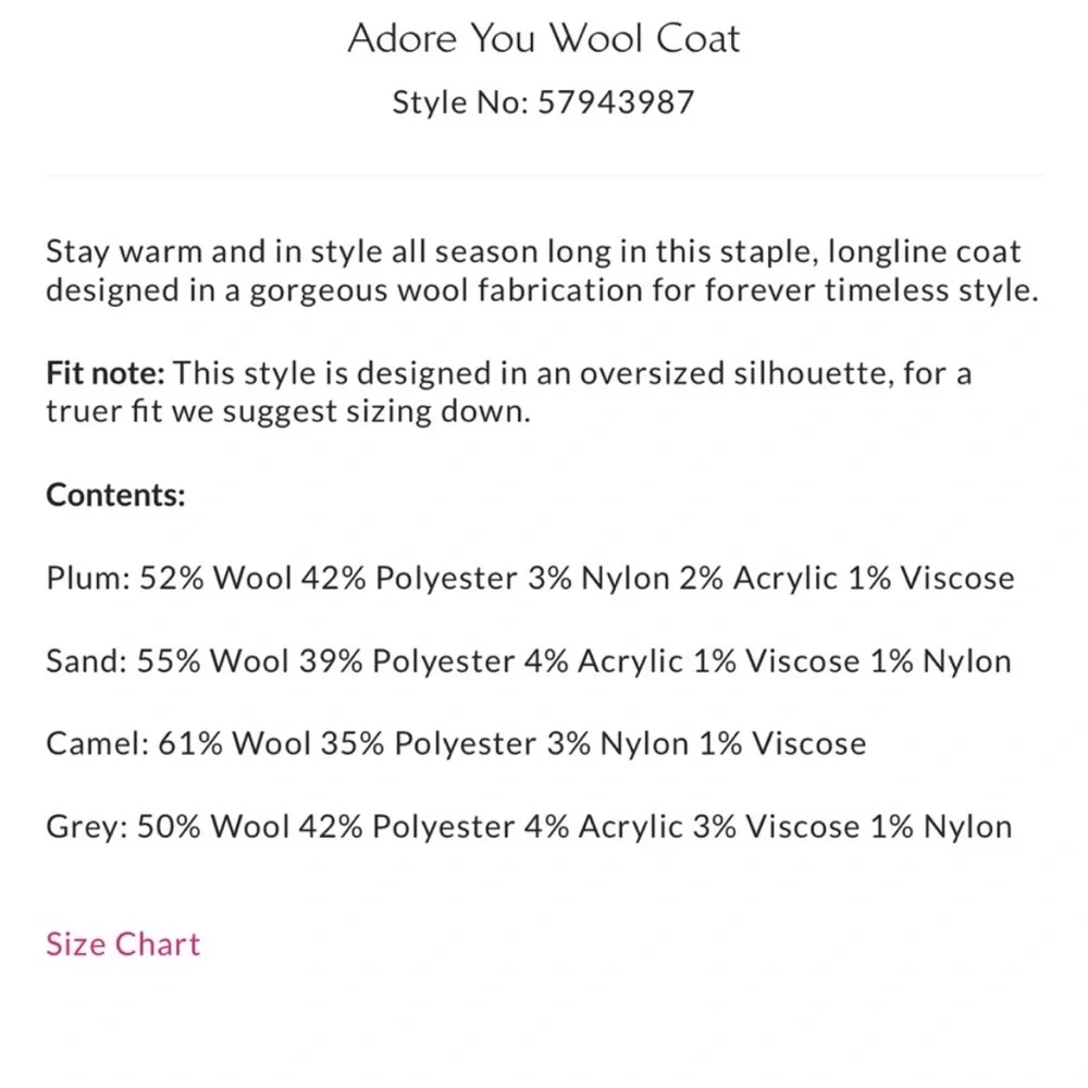 Free People Adore you wool blend coat XS NWT - Picture 15 of 16